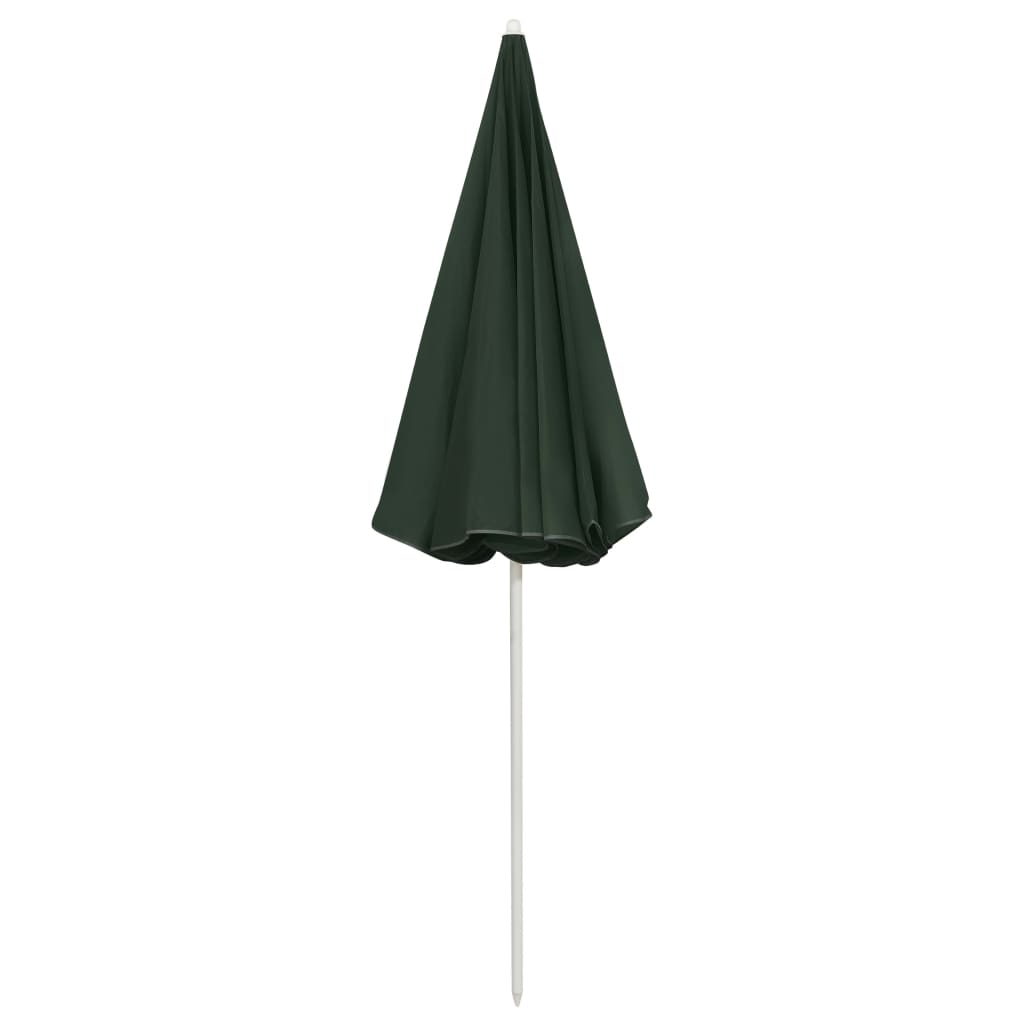 strandparasol 240 cm grøn