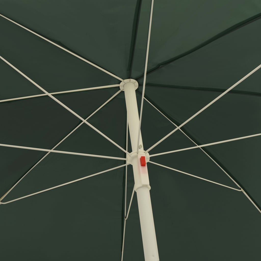 strandparasol 240 cm grøn