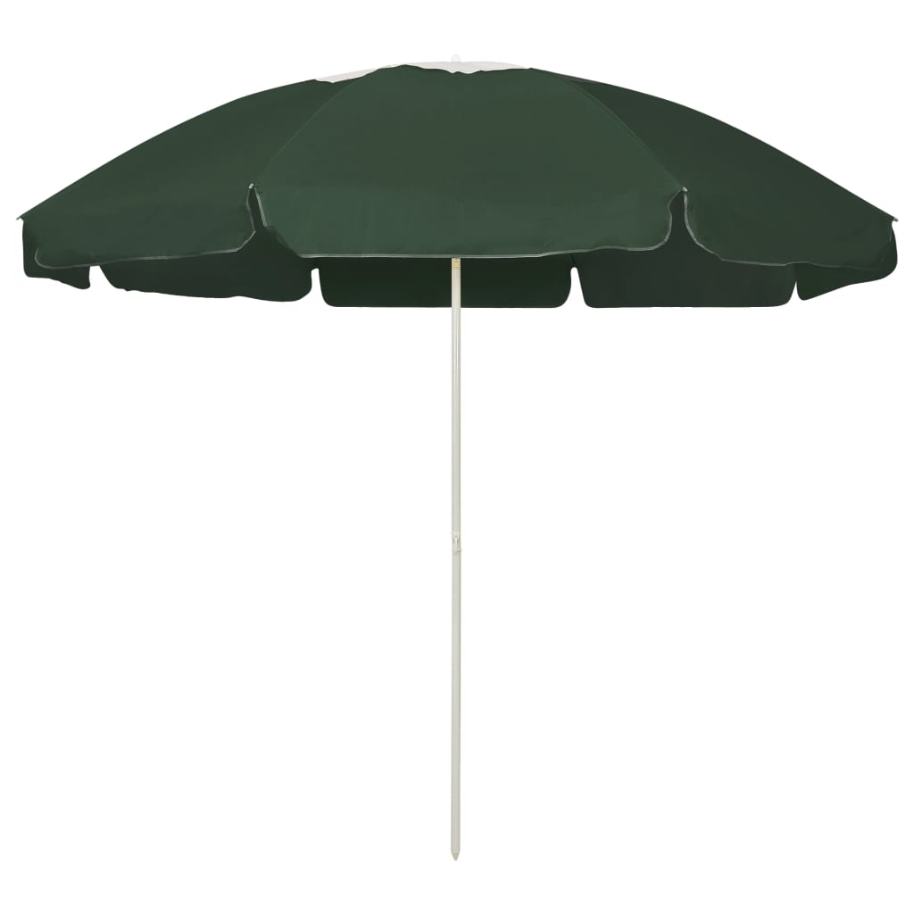 strandparasol 240 cm grøn