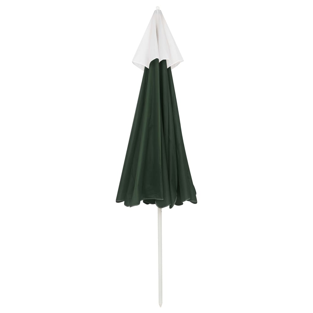 strandparasol 240 cm grøn