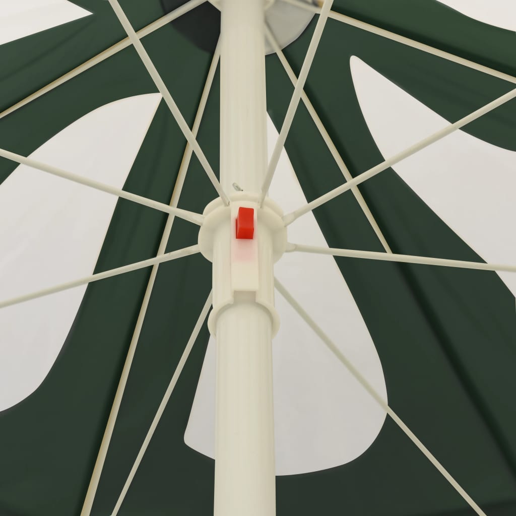 strandparasol 240 cm grøn