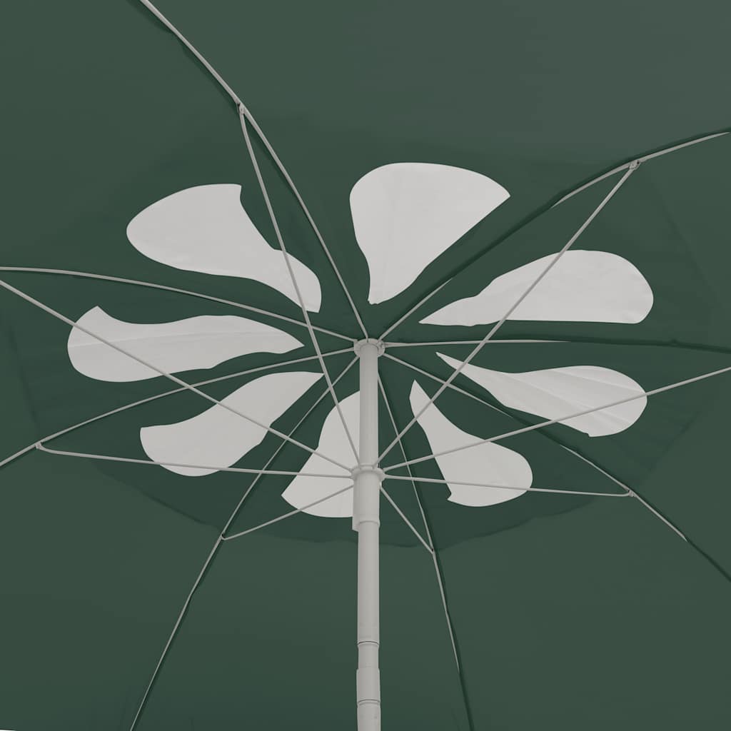strandparasol 300 cm grøn