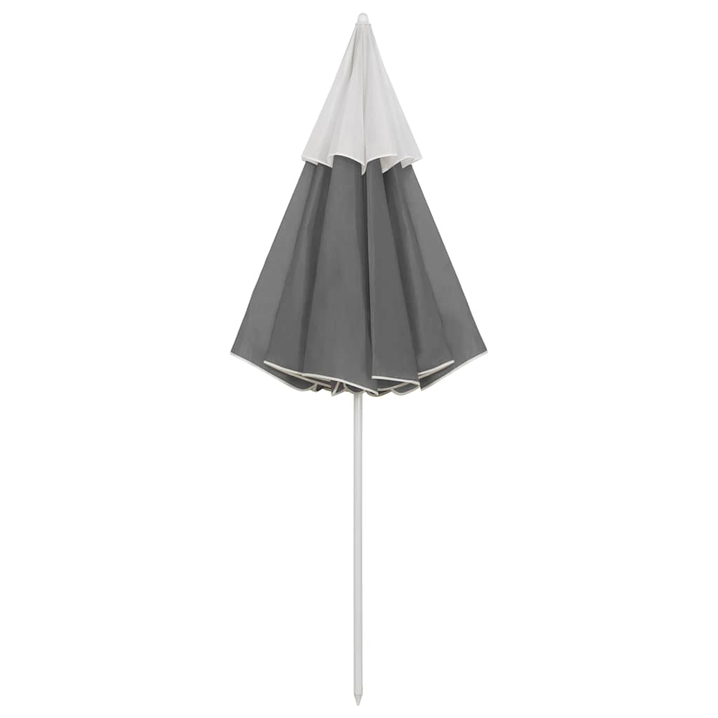 strandparasol 300 cm antracitgrå