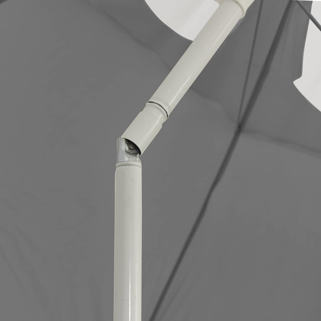 strandparasol 300 cm antracitgrå