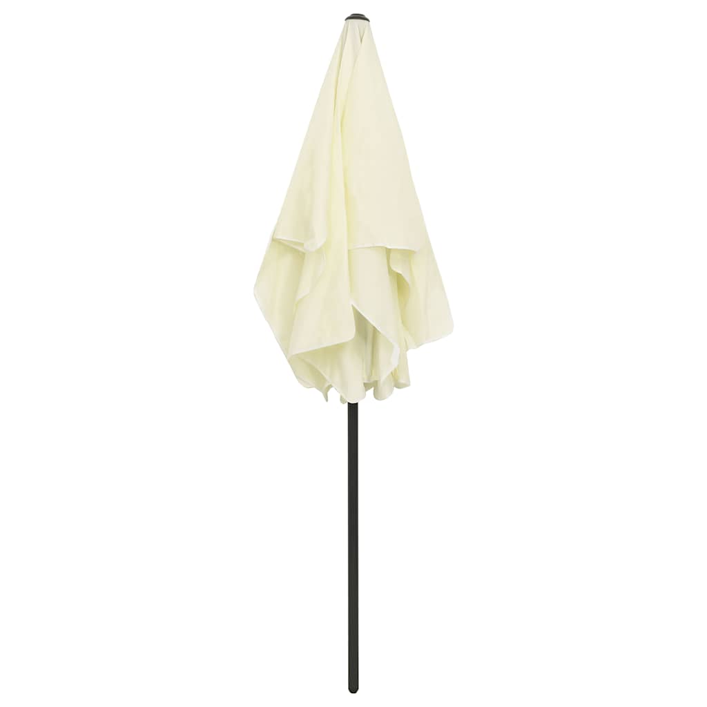 strandparasol 180x120 cm sandgul