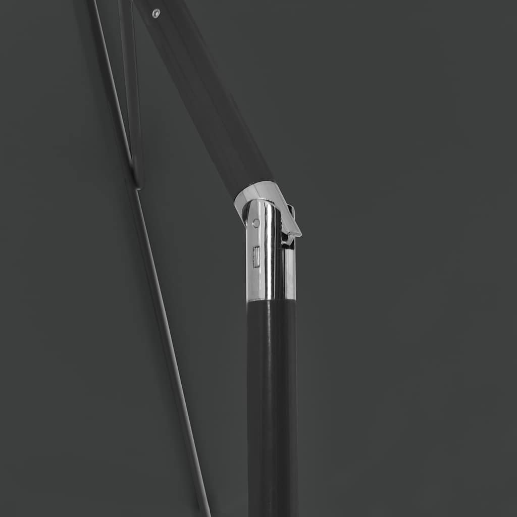 strandparasol 180x120 cm antracitgrå