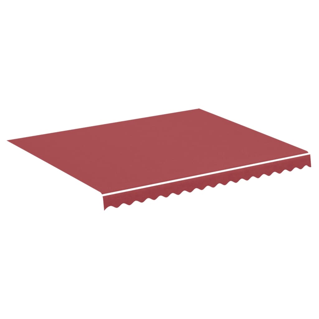 udskiftningsdug til markise 300x250 cm polyester bordeauxfarvet