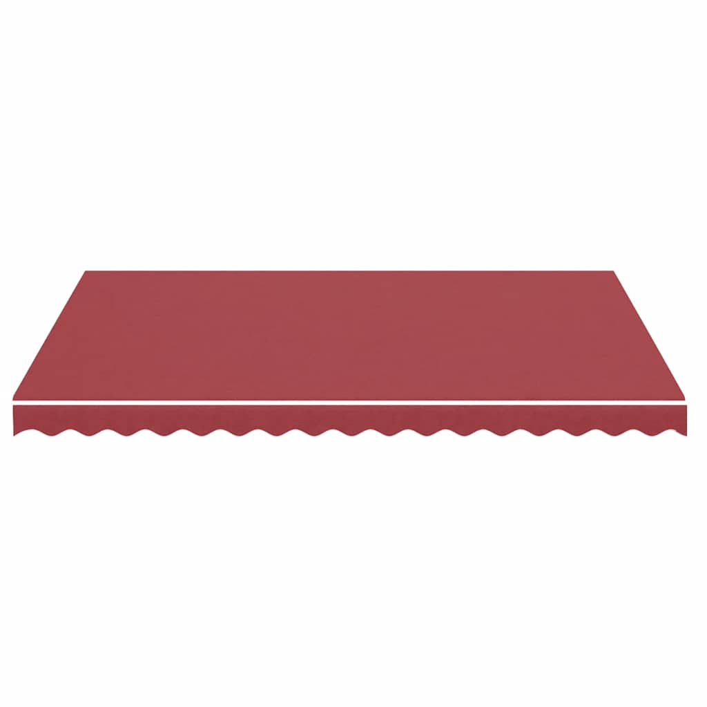 udskiftningsdug til markise 400x300 cm polyester bordeauxfarvet