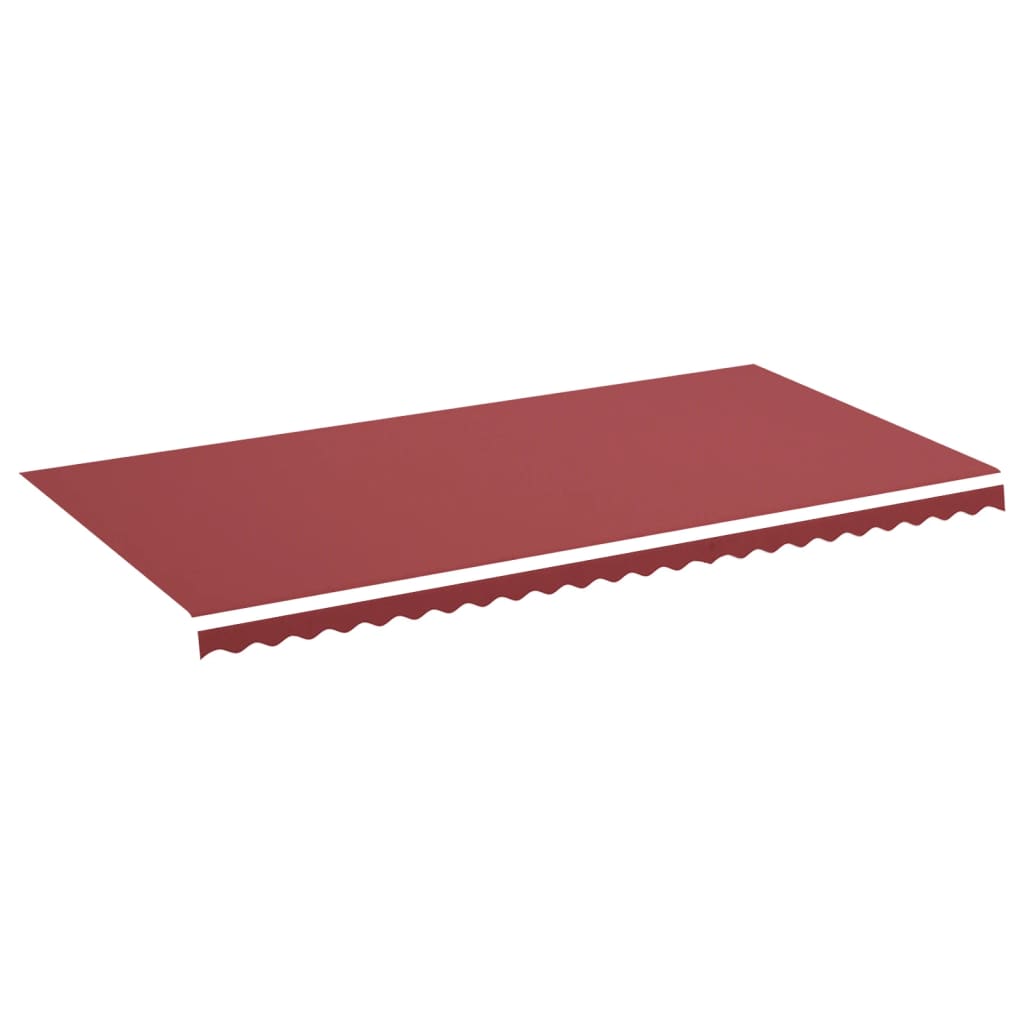 udskiftningsdug til markise 600x300 cm polyester bordeauxfarvet