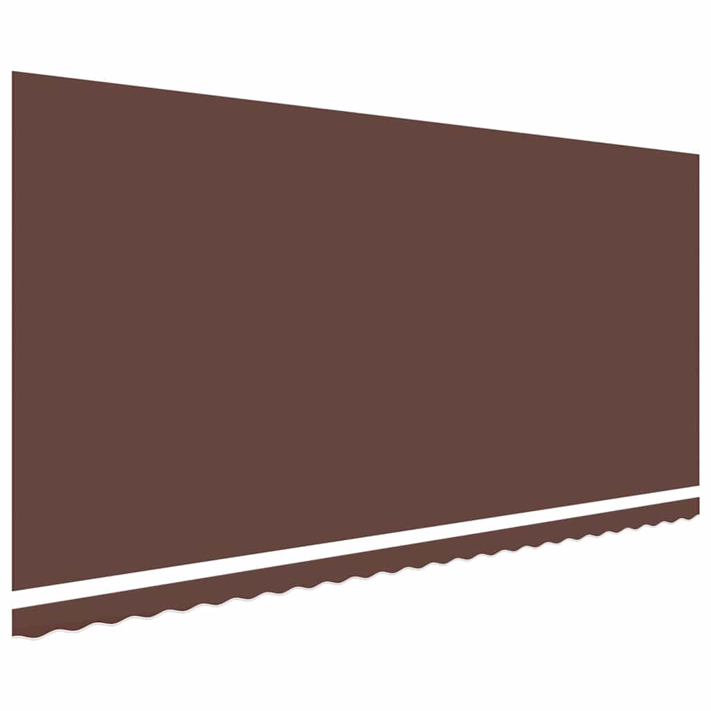 udskiftningsdug til markise 600x300 cm polyester brun