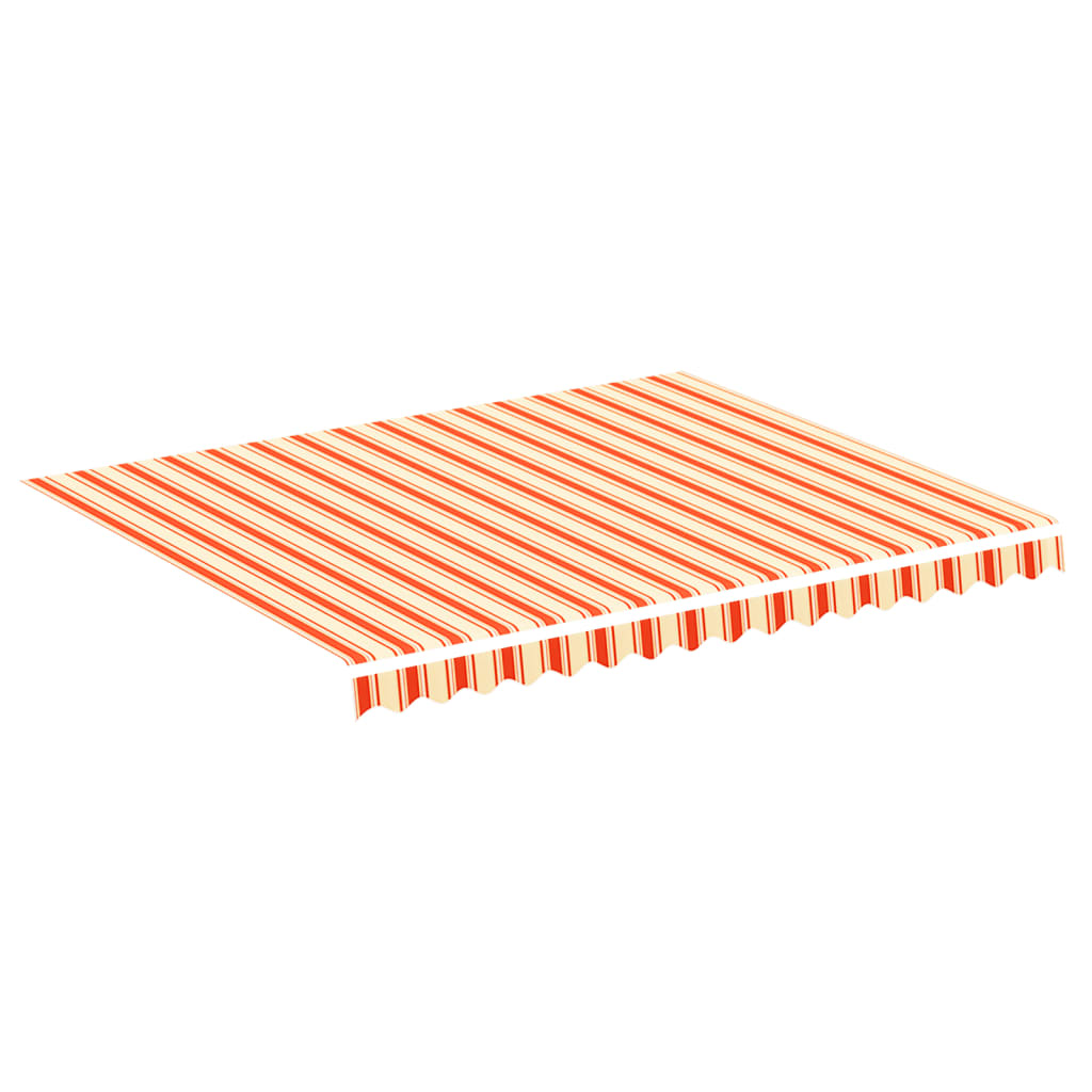 udskiftningsdug til markise 300x250 cm polyester gul og orange