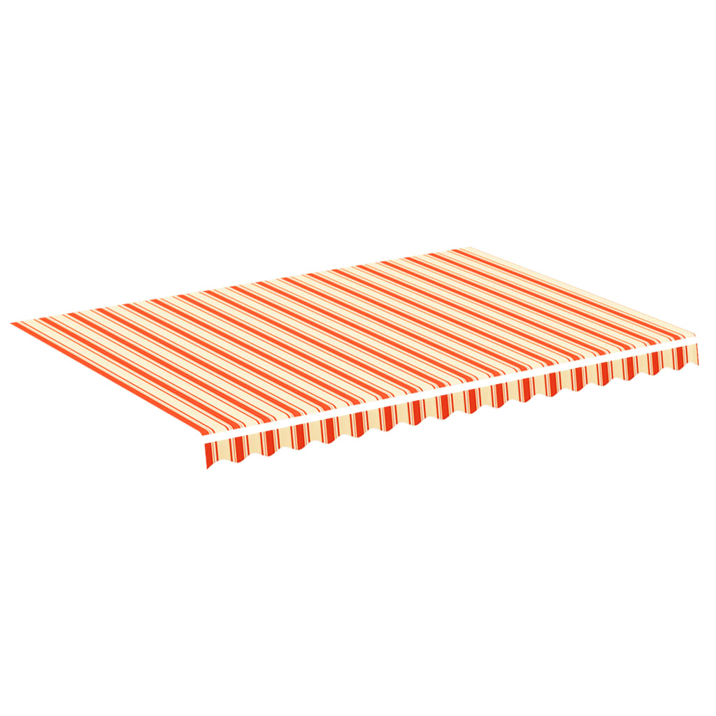 udskiftningsdug til markise 350x250 cm polyester gul og orange