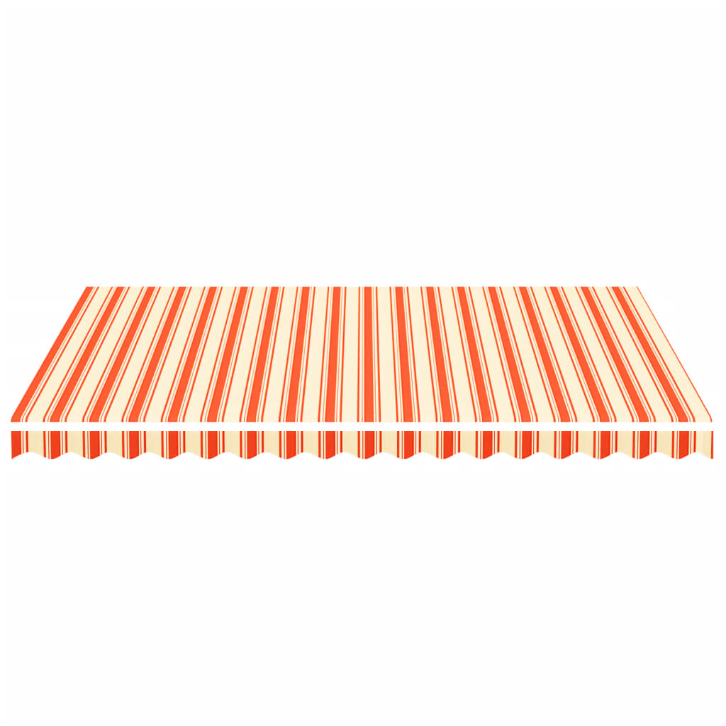 udskiftningsdug til markise 400x300 cm polyester gul og orange