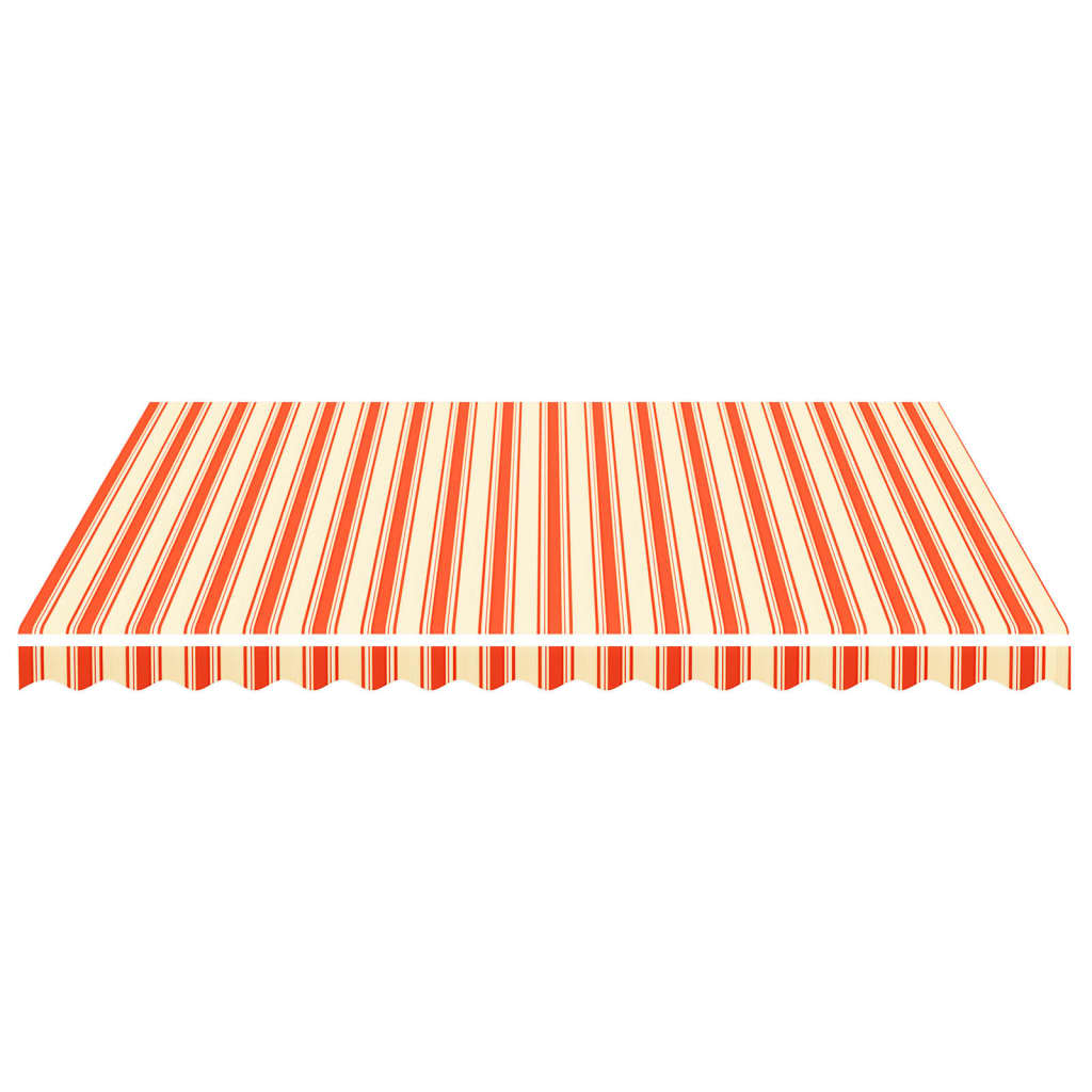 udskiftningsdug til markise 400x350 cm polyester gul og orange