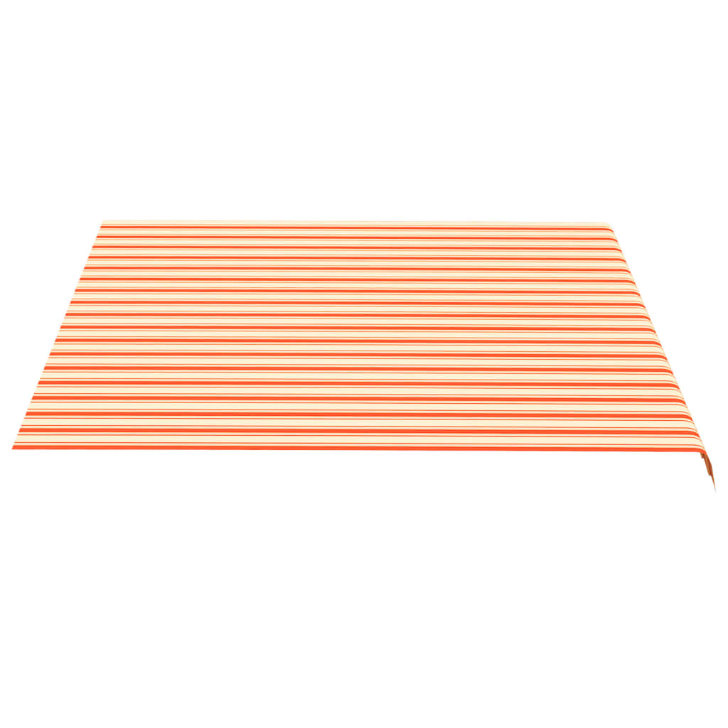 udskiftningsdug til markise 400x350 cm polyester gul og orange