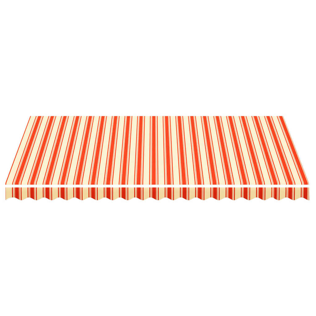 udskiftningsdug til markise 450x300 cm polyester gul og orange