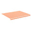 udskiftningsdug til markise 4,5x3,5 m polyester gul og orange