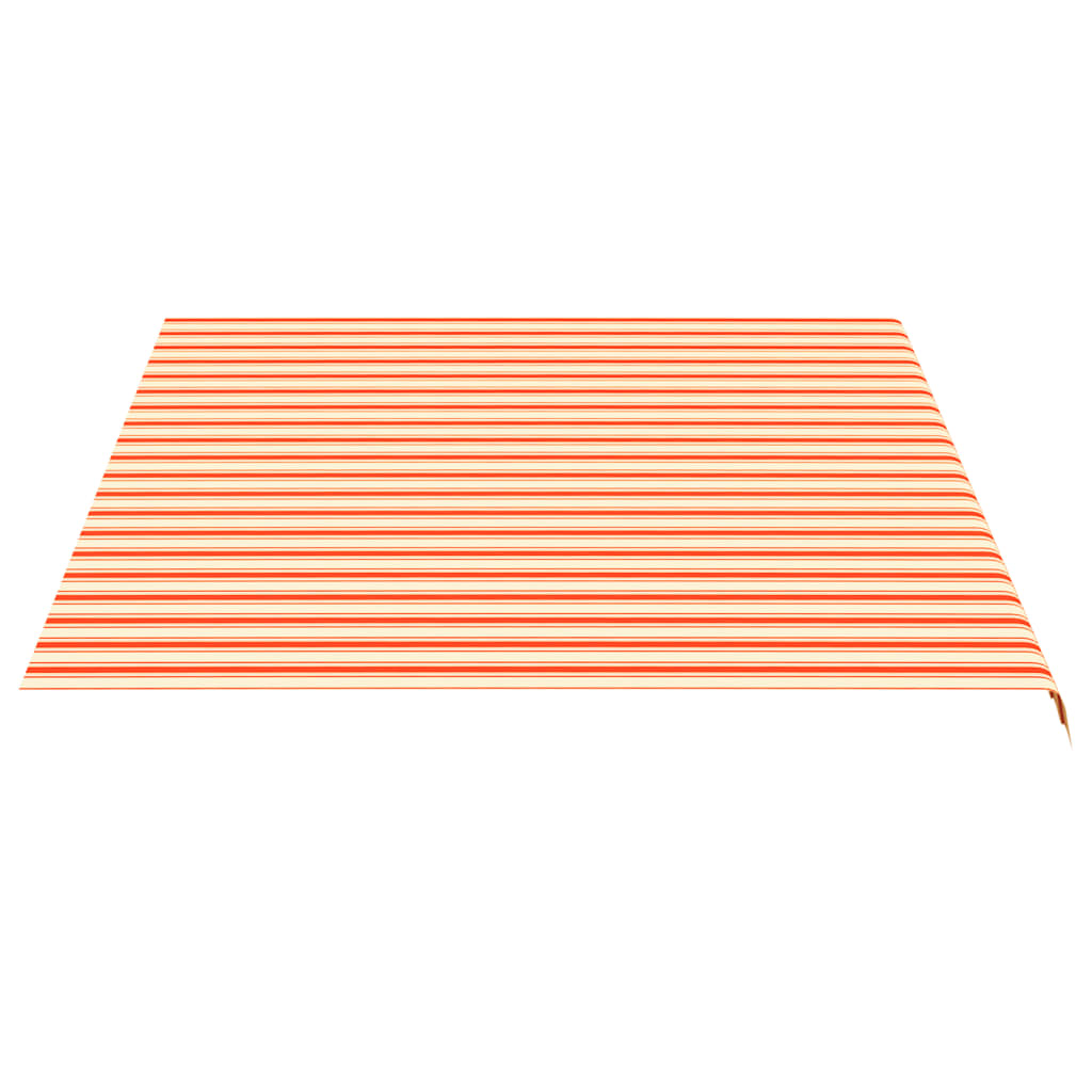 udskiftningsdug til markise 4,5x3,5 m polyester gul og orange