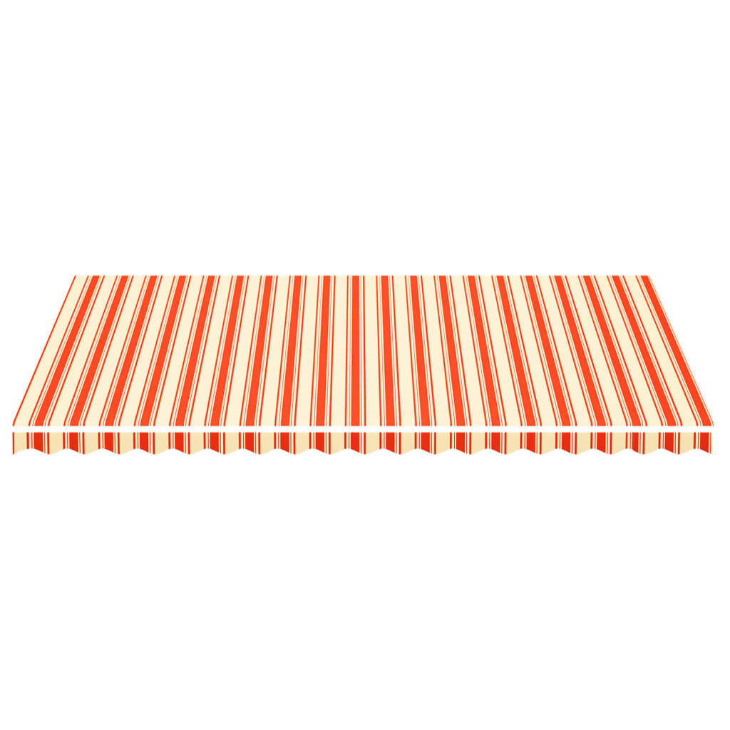 udskiftningsdug til markise 500x300 cm polyester gul og orange