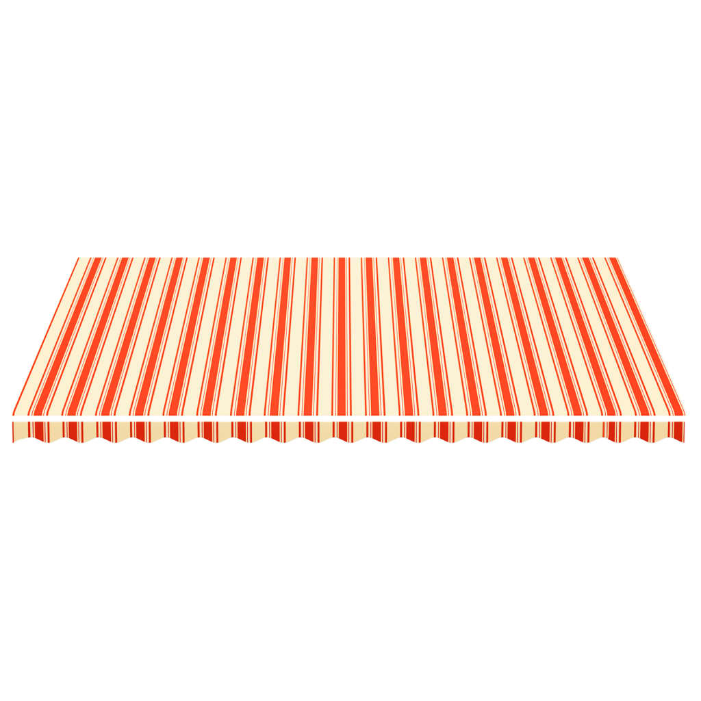 udskiftningsdug til markise 500x350 cm polyester gul og orange