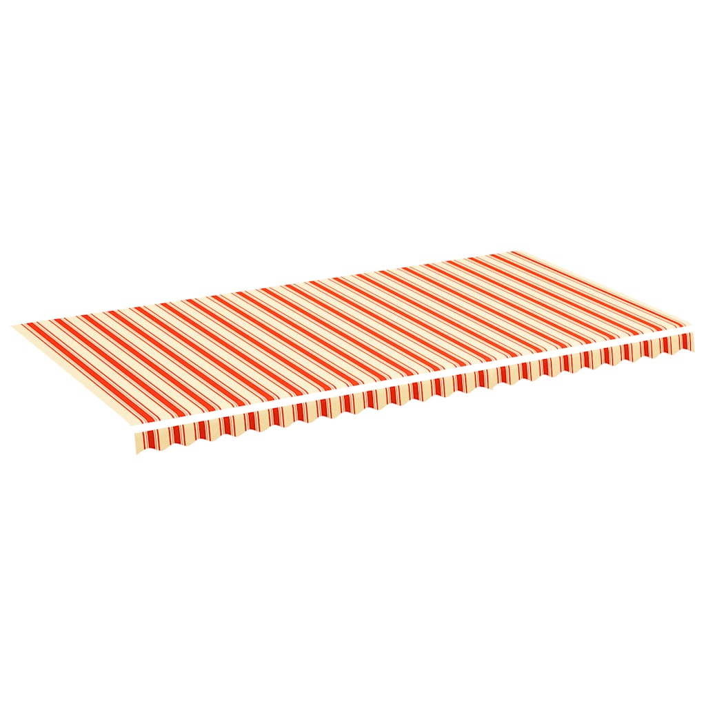 udskiftningsdug til markise 600x300 cm polyester gul og orange