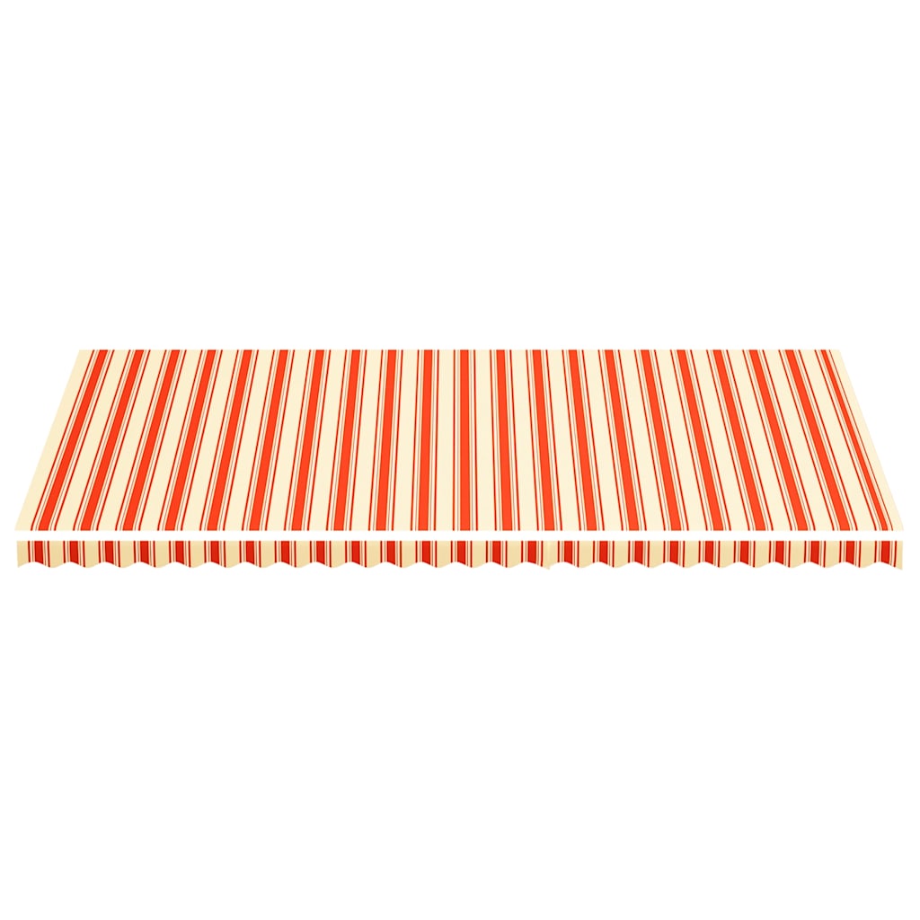 udskiftningsdug til markise 600x300 cm polyester gul og orange