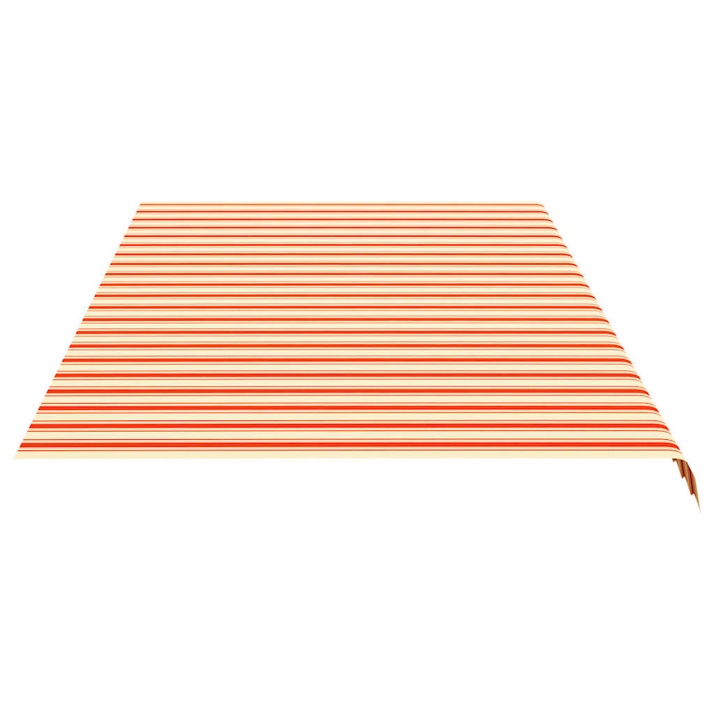 udskiftningsdug til markise 600x300 cm polyester gul og orange