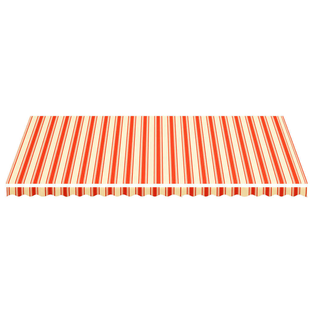 udskiftningsdug til markise 600x350 cm polyester gul og orange