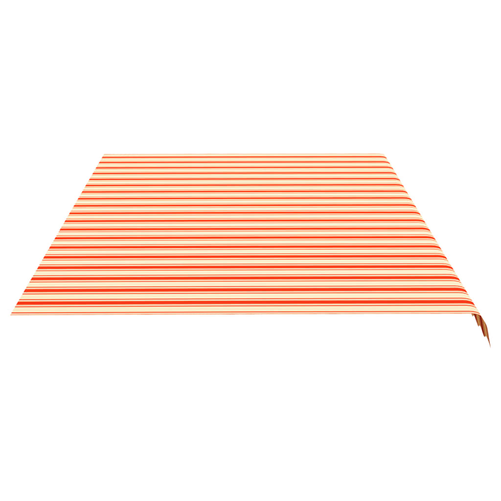 udskiftningsdug til markise 600x350 cm polyester gul og orange