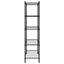 opbevaringsstativ med 5 hylder 90x35x180 cm 250 kg sort