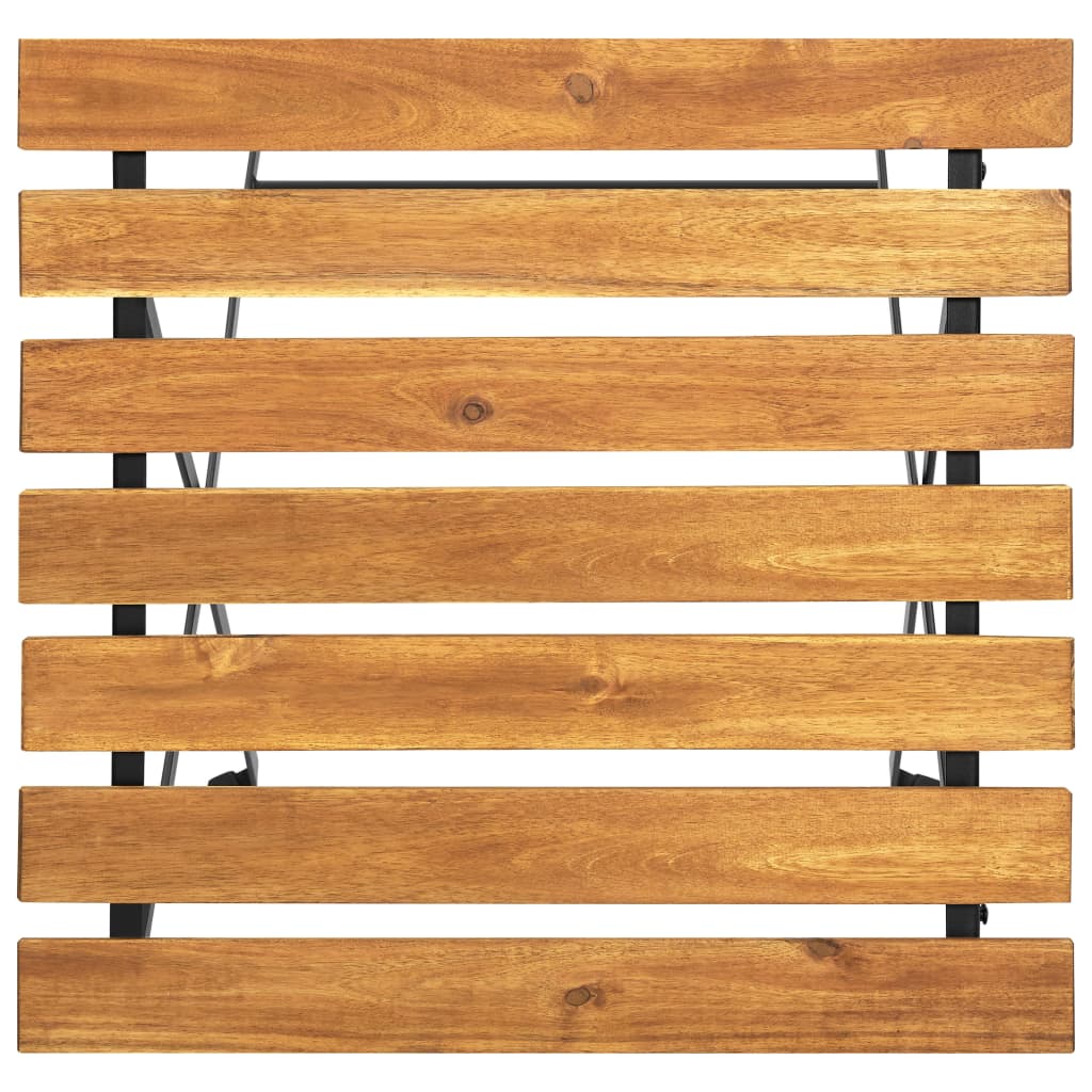 bistrobord 55x54x71 cm massivt akacietræ