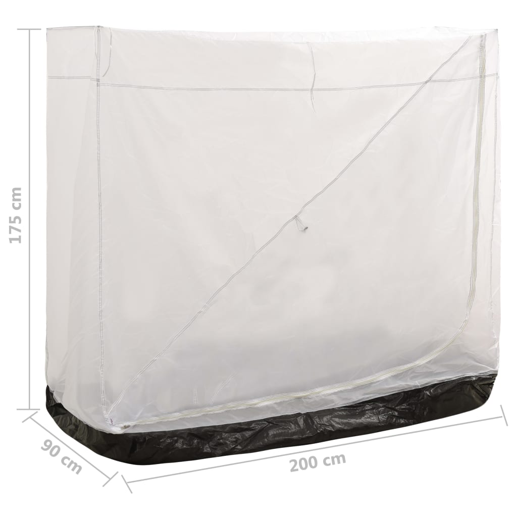 universelt indertelt 200x90x175 cm grå