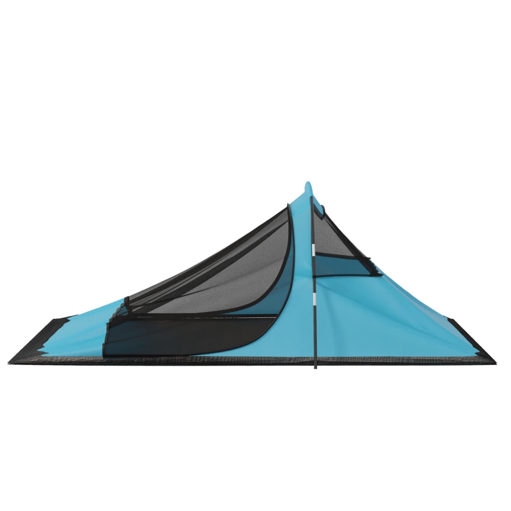 campingtelt 317x240x100 cm blå