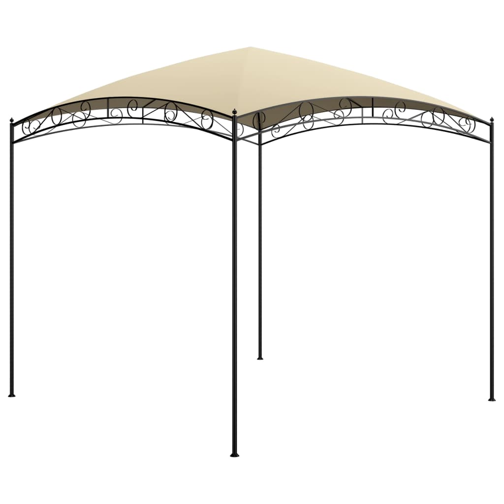 pavillon 3x3x2,65 m 180 g/m² cremefarvet