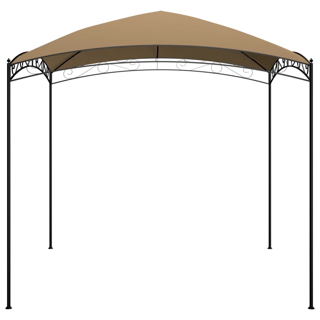 pavillon 3x3x2,65 m 180 g/m² gråbrun