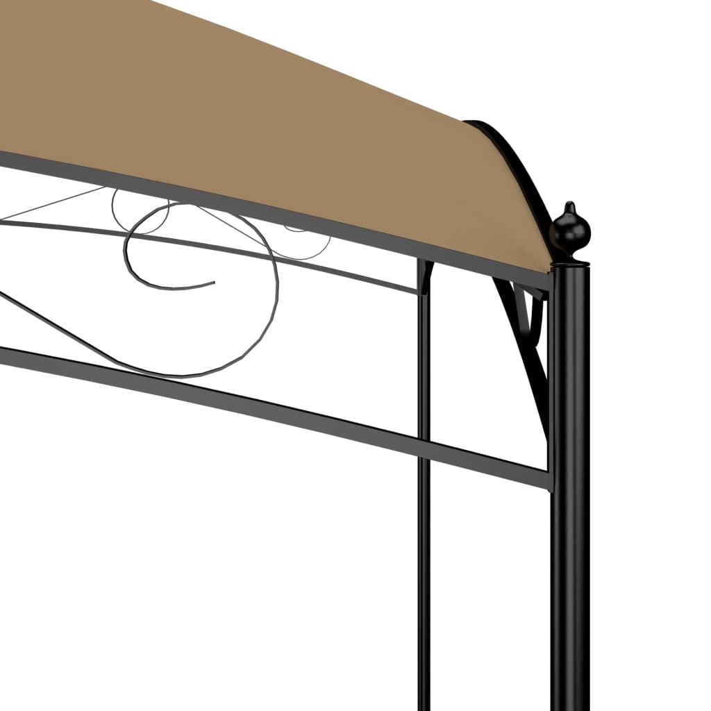 pavillon 3x3x2,65 m 180 g/m² gråbrun