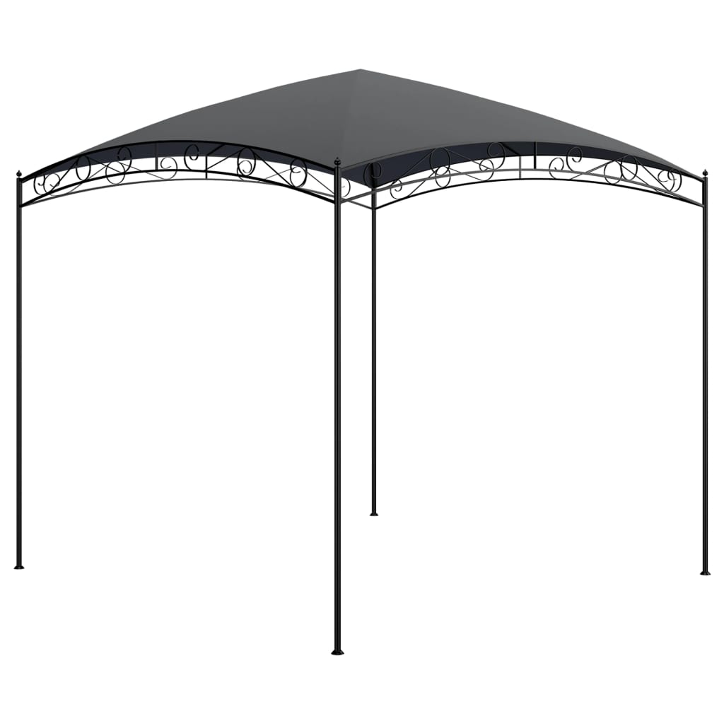 pavillon 3x3x2,65 m 180 g/m² antracitgrå