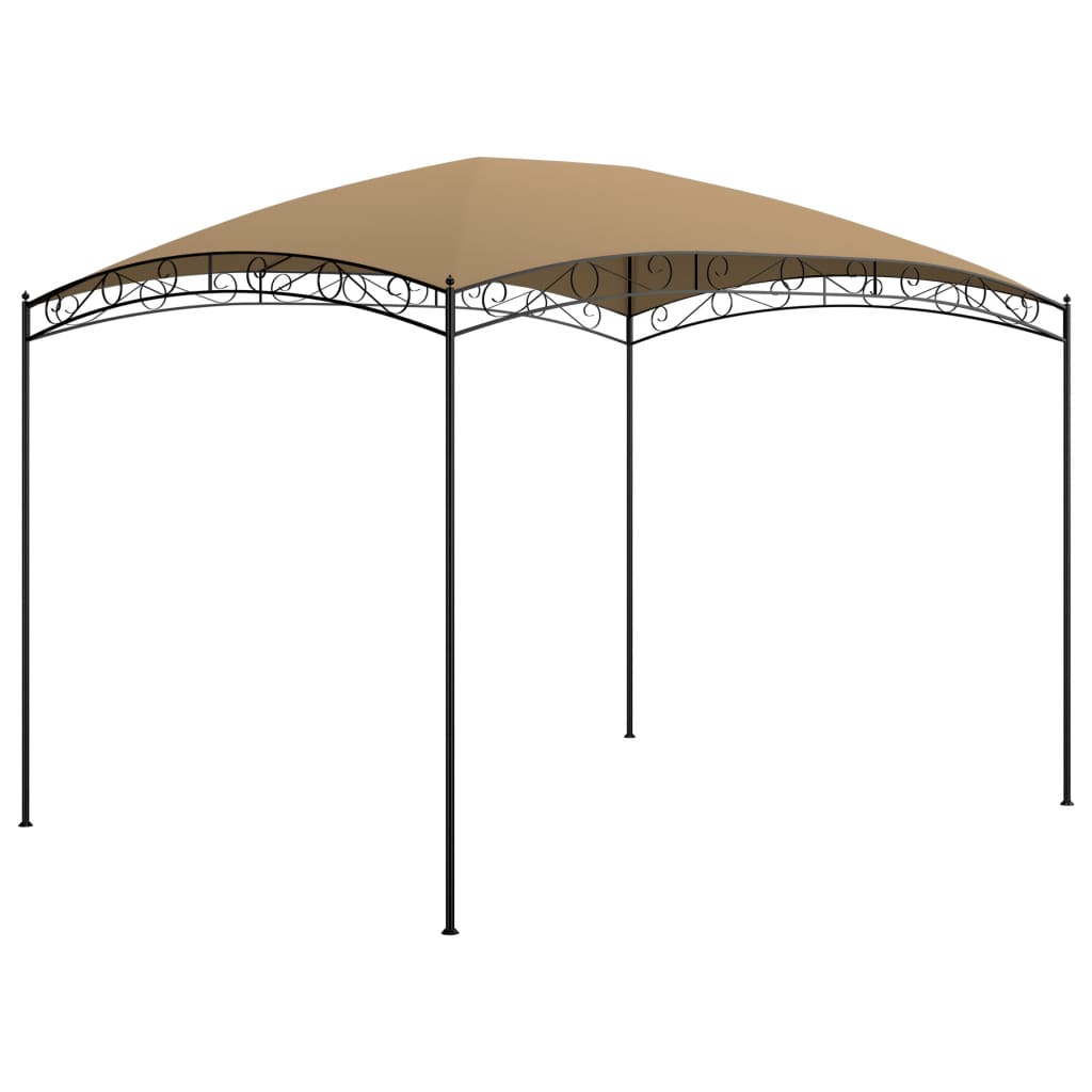 pavillon 3x4x2,65 m 180 g/m² gråbrun