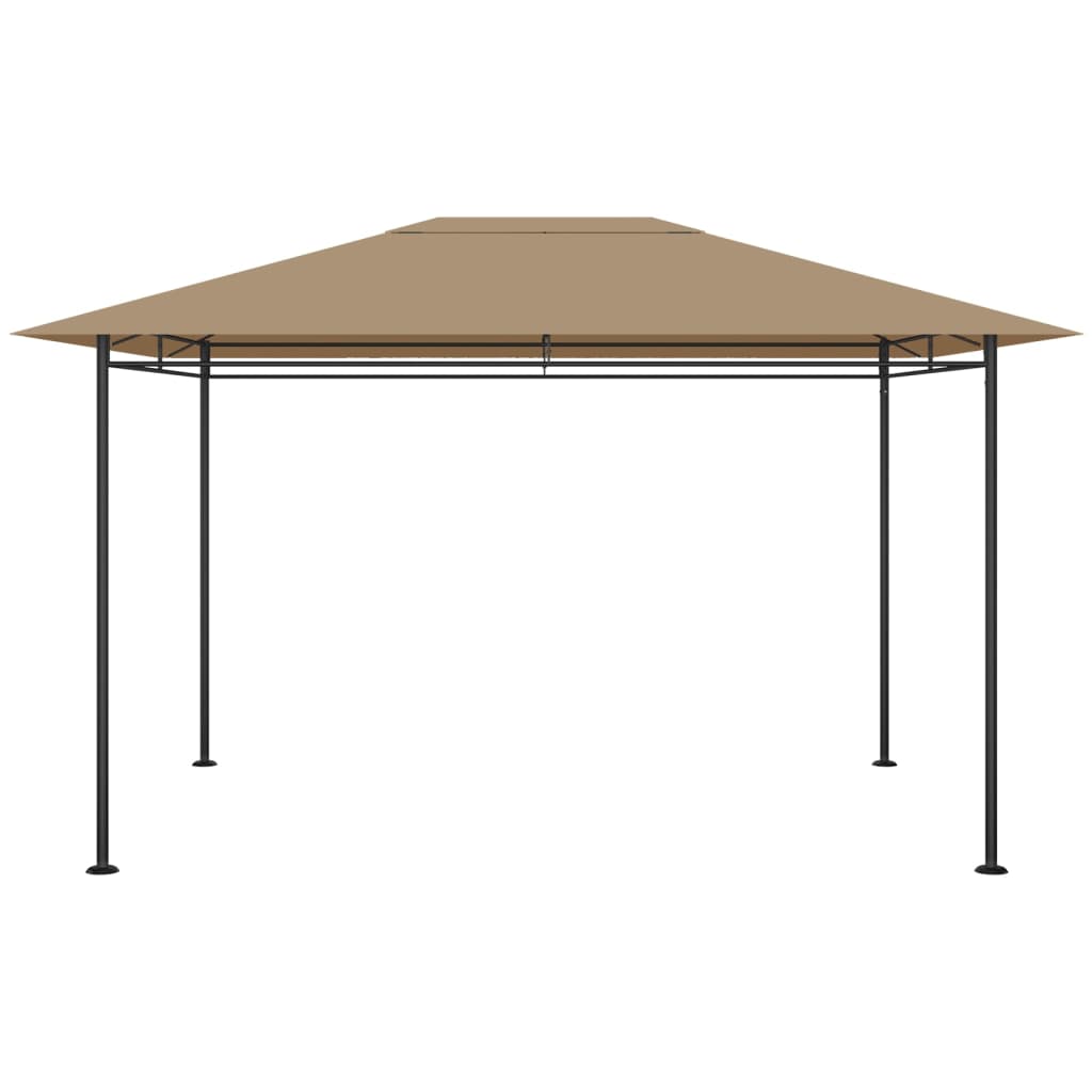 pavillon 384x281x270 cm 180 g/m² gråbrun