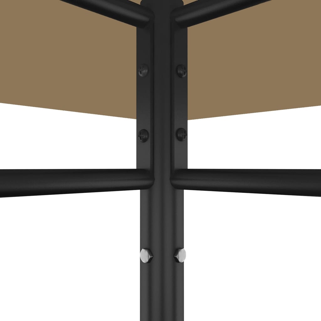 pavillon 384x281x270 cm 180 g/m² gråbrun