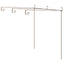 pergola 3x3x2,5 m jern antikbrun