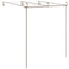 pergola 3x3x2,5 m jern antikbrun