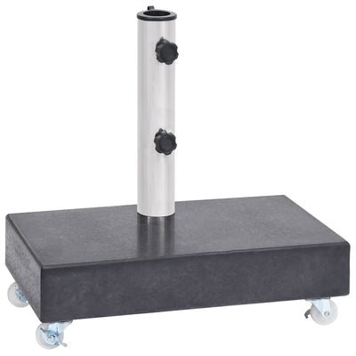 parasolfod 45x25x8 cm granit sort