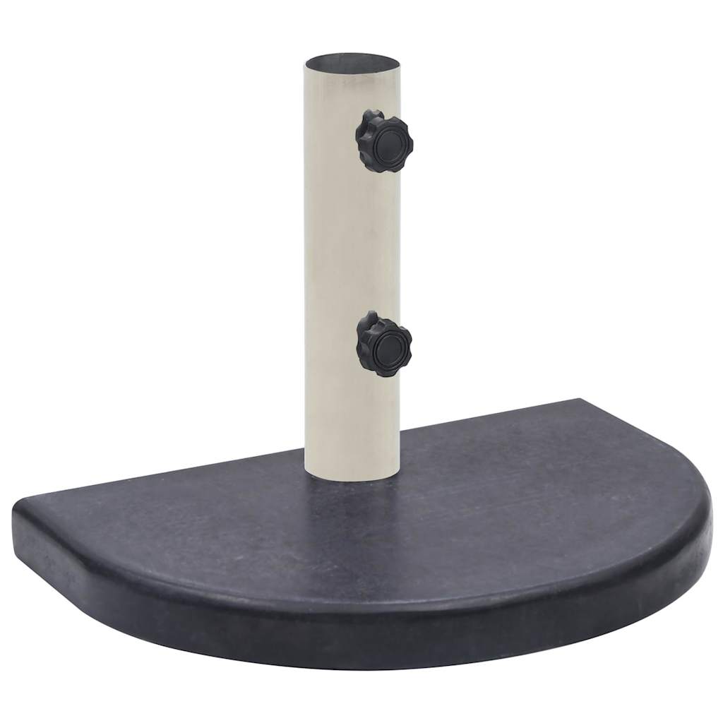 parasolfod 40x28x4 cm granit sort