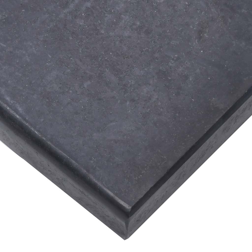 parasolfod 40x28x4 cm granit sort