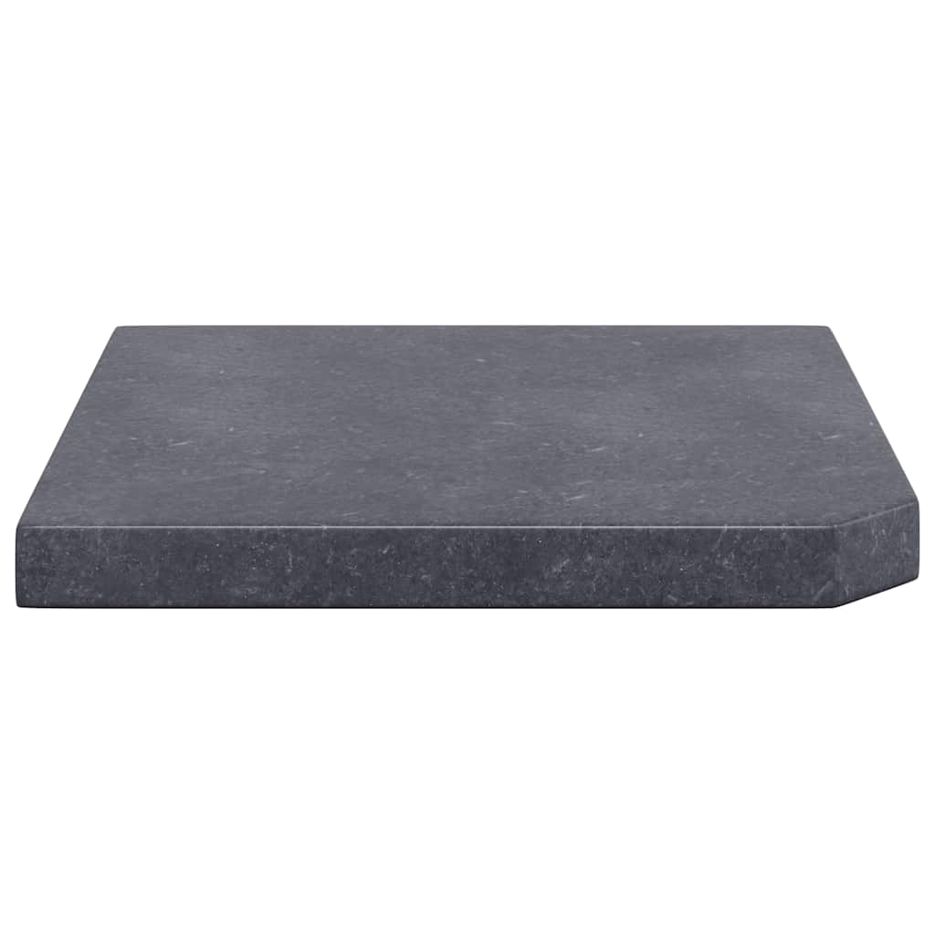 vægtplade til parasol granit 25 kg firkantet sort