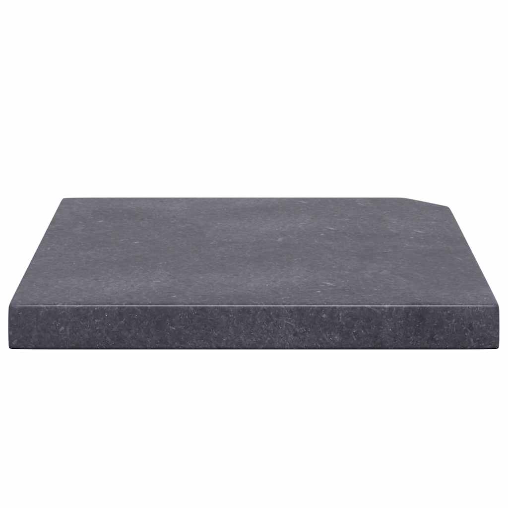 vægtplade til parasol granit 25 kg firkantet sort