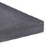 vægtplade til parasol granit 15 kg firkantet sort