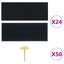 insektnet til dør 2 stk. med magneter 210x90 cm sort