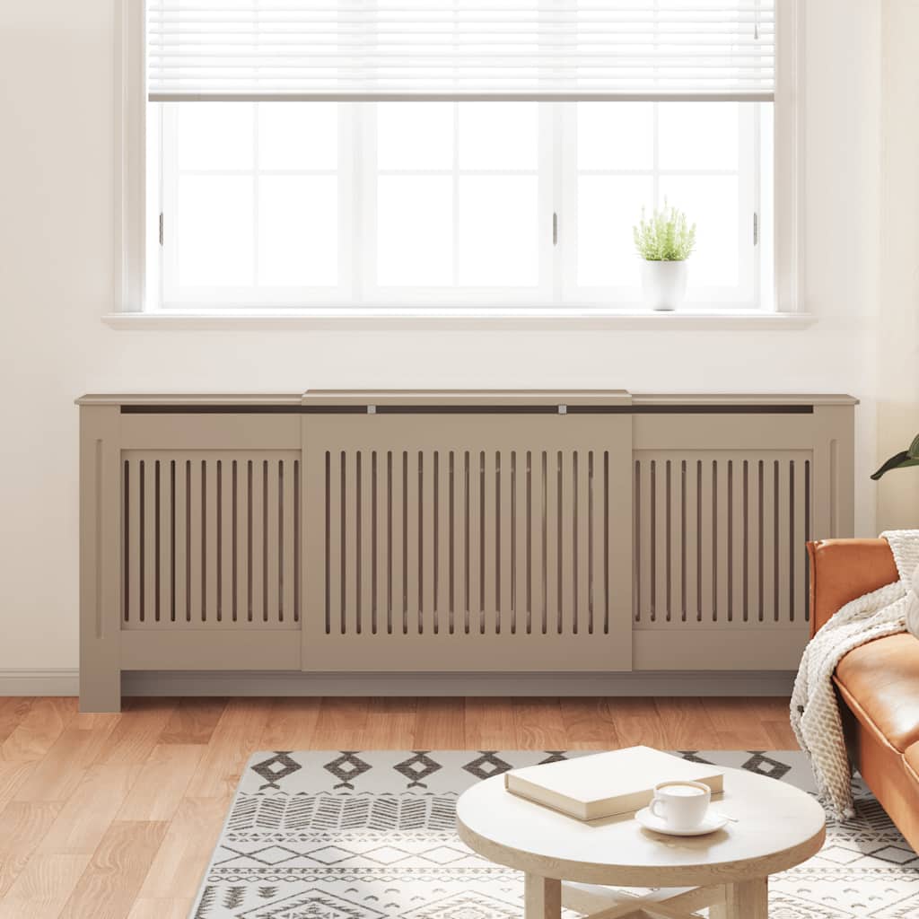 radiatorskjuler 205 cm konstrueret træ